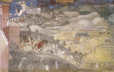 Ambrogio Lorenzetti Life in t he Country (mk08) china oil painting image